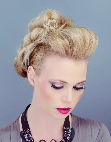 Women's hairstyle long