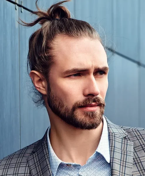 Men's hairstyle long